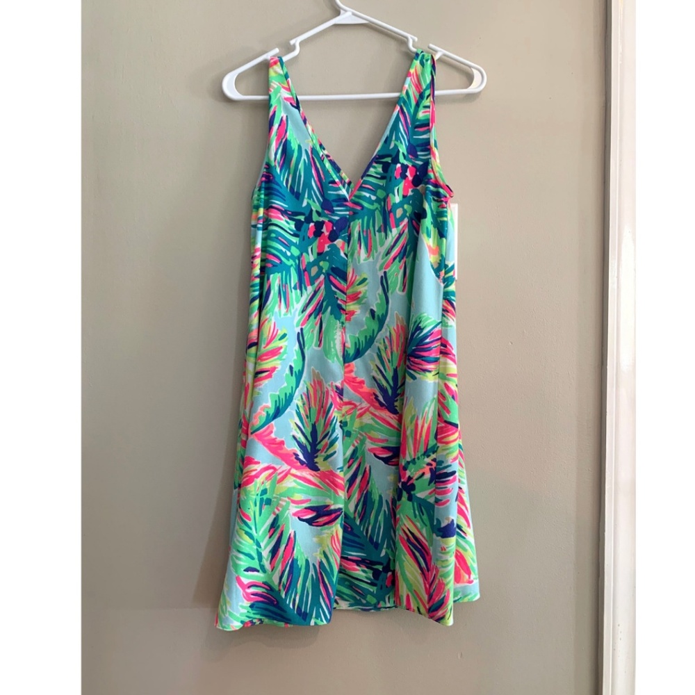 Lilly Pulitzer Anamaria Dress Multi Palm